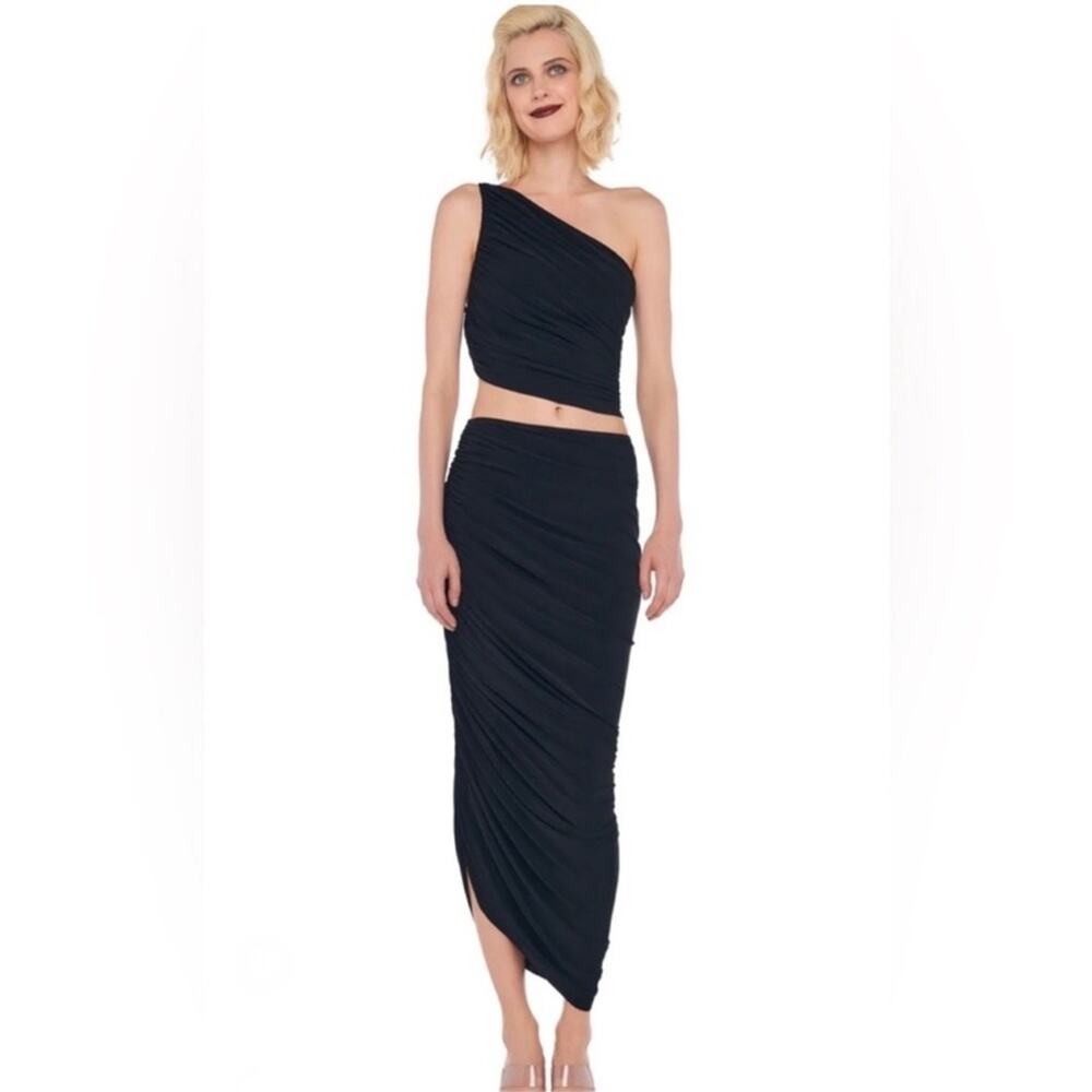 Norma Kamali Women's Diana Long Skirt - Black - XXS - New with tags